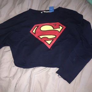 Superman crop top